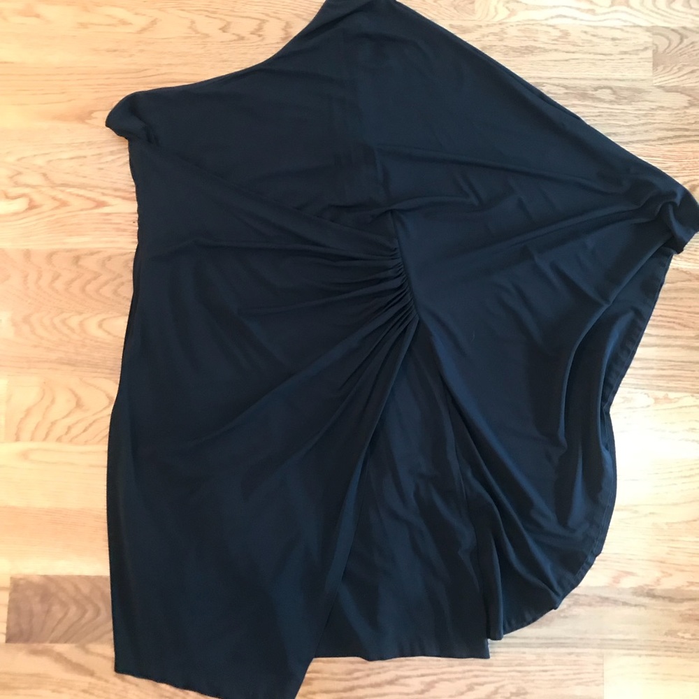 Trina Turk One Shoulder Angel Wing Dress